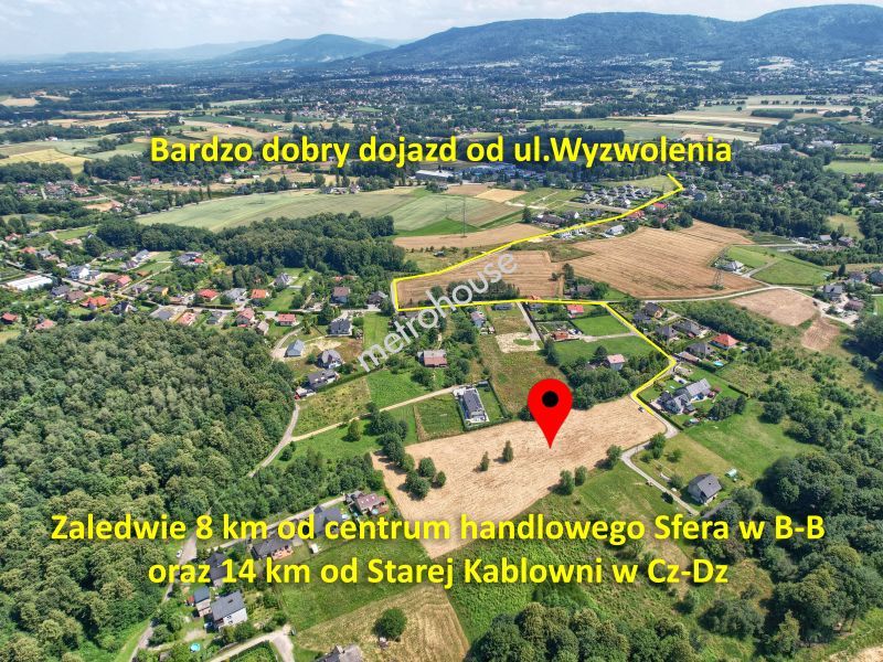 Działka na sprzedaż, Bielsko-Biała, Pisarska