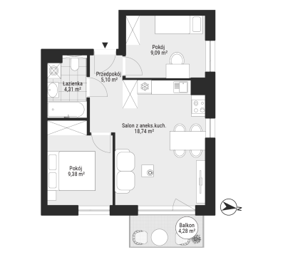 Sprzedaż Mieszkanie Koszutka, Katowice