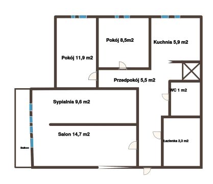 Sprzedaż Mieszkanie Konstantynów Łódzki, pow. pabianicki