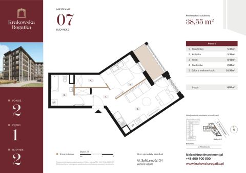 Sprzedaż Mieszkanie Miodowicza, Kielce