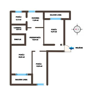 Sprzedaż Mieszkanie Gajowa, Krzyki, Wrocław