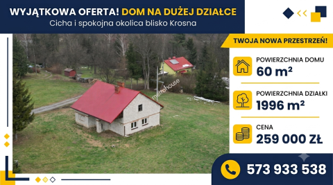 Sprzedaż Dom Ustrobna, pow. krośnieński